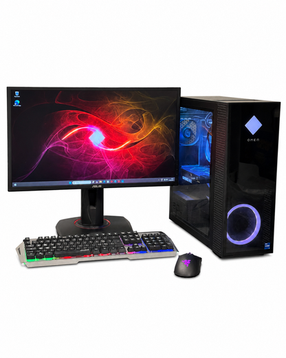 HP Omen 30L, i7-11th, 16 GB RAM, RTX 3060Ti, Setup Komplett